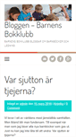 Mobile Screenshot of bloggen.barnensbokklubb.se